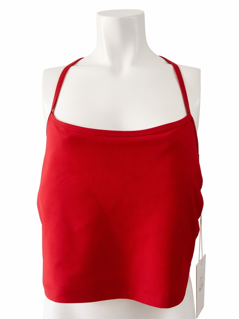 Calme By Johnny Was Women's Endurance Cross Back Cami Sport Bra Top XXL NWT Red